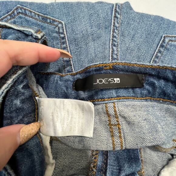 Joe's Jeans Blue Distressed Ankle Jeans - Picture 3 of 7